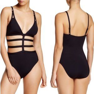 Kenneth Cole L Tummy Toner Caged One Piece …